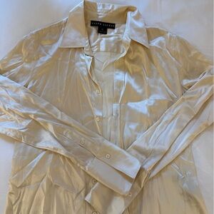 Ralph Lauren Ivory Satin Shirt